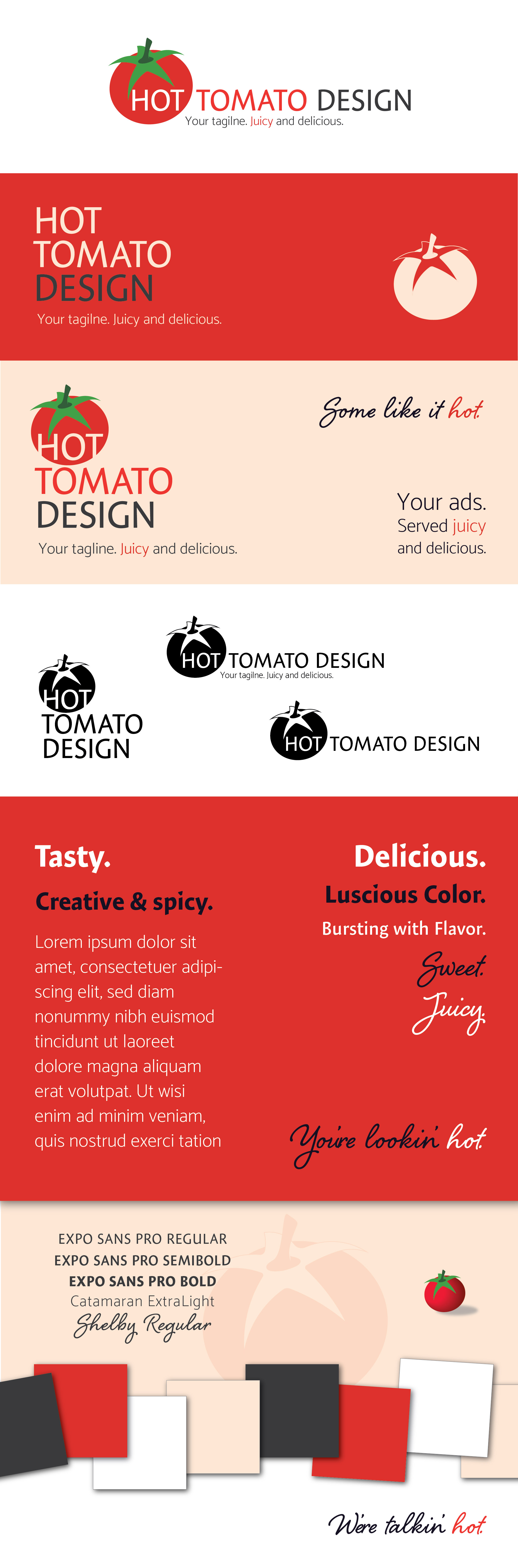 Hot Tomato Design Logo