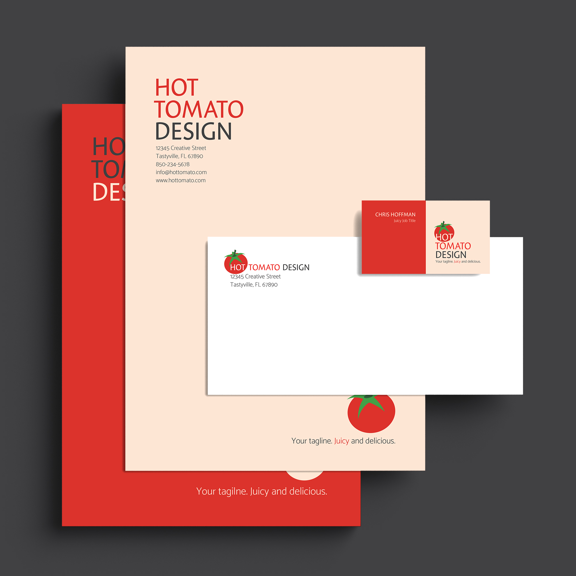 Hot Tomato Design Logo