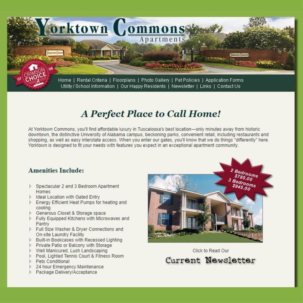 Yorktown Commons Website